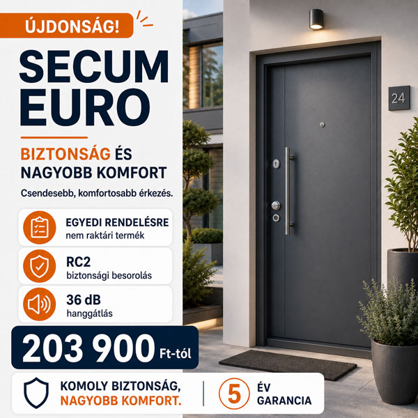 SECUM Biztonsági Bejárati Ajtó